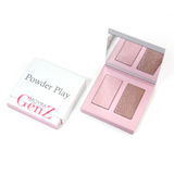 POWDER PLAY -- BRIGHT SIDE --  highlighter duó paletta